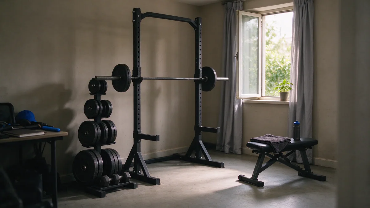 A quiet independent training studio ready for the first client